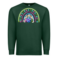 Sports Green easter rainbow Premium Sweatshirt - RanaPortraitStore