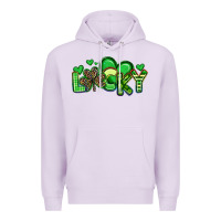 Lilac lucky st patrick s day Premium Hoodie - Artiststas