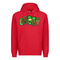 Red lucky st patrick s day Premium Hoodie - Artiststas
