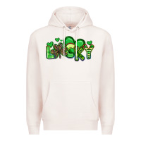 Pale Pink lucky st patrick s day Premium Hoodie - Artiststas