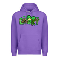 Purple lucky st patrick s day Premium Hoodie - Artiststas