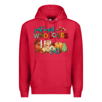 Cardinal just a girl who loves fall Premium Hoodie - AdoDesignShop