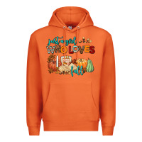 Carrot just a girl who loves fall Premium Hoodie - AdoDesignShop