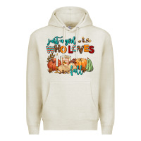 Oatmeal Heather just a girl who loves fall Premium Hoodie - AdoDesignShop