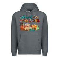 Rock just a girl who loves fall Premium Hoodie - AdoDesignShop