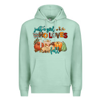 Seafoam just a girl who loves fall Premium Hoodie - AdoDesignShop