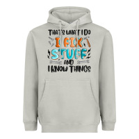 Moon Dust thats what i do i fix stuff and i know things Heavyweight Hoodie - MaliasSmallBusiness