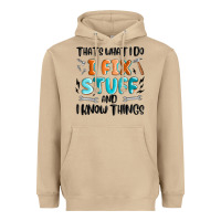 Mushroom thats what i do i fix stuff and i know things Heavyweight Hoodie - MaliasSmallBusiness