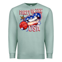 Seafoam party in the usa billie wilder Premium Sweatshirt - texasbilliewilder