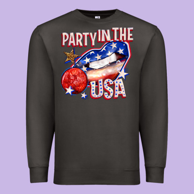 Premium Sweatshirt party in the usa billie wilder