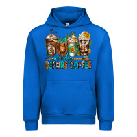Cobalt moody before coffee longhaired cow coffee Urban Hoodie - Jasminsmagicworld