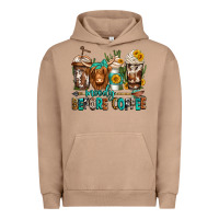Pigment Burro moody before coffee longhaired cow coffee Urban Hoodie - Jasminsmagicworld