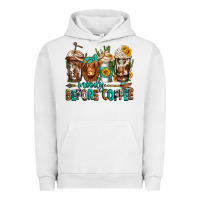 Pigment Lunar Rock moody before coffee longhaired cow coffee Urban Hoodie - Jasminsmagicworld