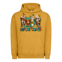 Pigment Peanut Butter moody before coffee longhaired cow coffee Urban Hoodie - Jasminsmagicworld