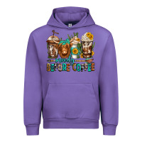 Tulip moody before coffee longhaired cow coffee Urban Hoodie - Jasminsmagicworld