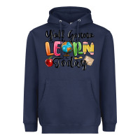 Navy yall gonna learn today Heavyweight Hoodie - MaliasSmallBusiness