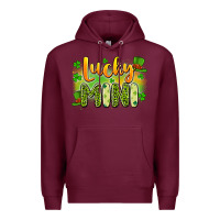 Burgundy lucky mini Premium Hoodie - Artiststas