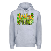 Heather Grey lucky mini Premium Hoodie - Artiststas