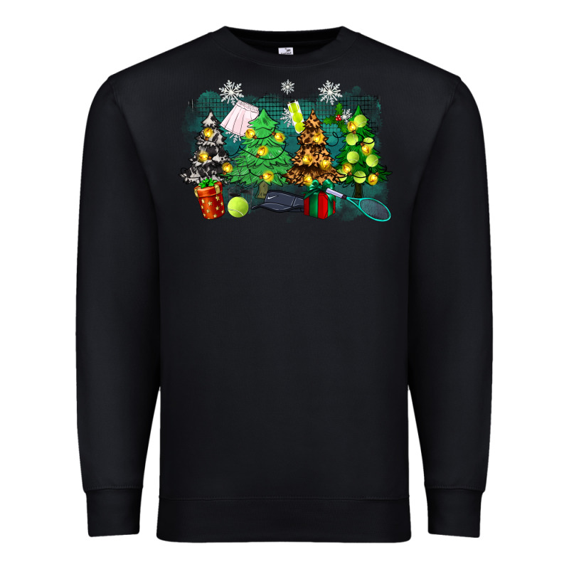 Christmas Trees With Tennis Premium Sweatshirt by Zillion Design Studio | Teevron