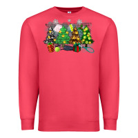 Cardinal christmas trees with tennis Premium Sweatshirt - Zillion Design Studio