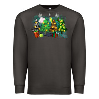 Smoke christmas trees with tennis Premium Sweatshirt - Zillion Design Studio