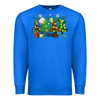 True Royal christmas trees with tennis Premium Sweatshirt - Zillion Design Studio