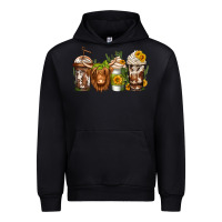 Black longhaired cow coffee Urban Hoodie - Jasminsmagicworld