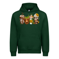 Foreset Green longhaired cow coffee Urban Hoodie - Jasminsmagicworld