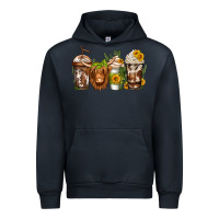 Navy longhaired cow coffee Urban Hoodie - Jasminsmagicworld