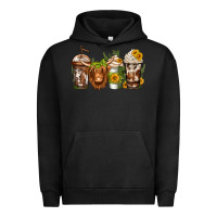 Pigment Black longhaired cow coffee Urban Hoodie - Jasminsmagicworld