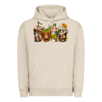 Pigment French Oak longhaired cow coffee Urban Hoodie - Jasminsmagicworld
