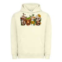 Pigment Pistachio longhaired cow coffee Urban Hoodie - Jasminsmagicworld