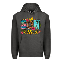 Charcoal Heather sun kissed Premium Hoodie - AdoDesignShop