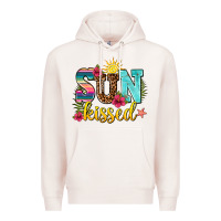 Pale Pink sun kissed Premium Hoodie - AdoDesignShop