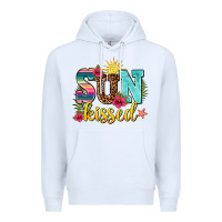 White sun kissed Premium Hoodie - AdoDesignShop