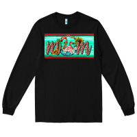 Black flamingo mom license plate Long Sleeve Tee - BarkalooDesign