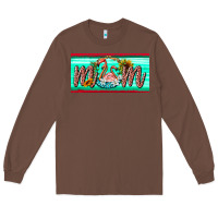 Chestnut flamingo mom license plate Long Sleeve Tee - BarkalooDesign