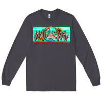 Smoke flamingo mom license plate Long Sleeve Tee - BarkalooDesign