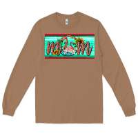 Toasted Coconut flamingo mom license plate Long Sleeve Tee - BarkalooDesign