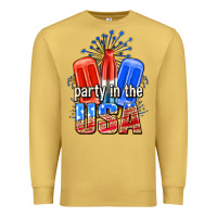 Antique Gold party in the usa popsicles billie wilder Premium Sweatshirt - texasbilliewilder
