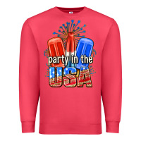Cardinal party in the usa popsicles billie wilder Premium Sweatshirt - texasbilliewilder