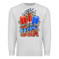 Dove Grey party in the usa popsicles billie wilder Premium Sweatshirt - texasbilliewilder