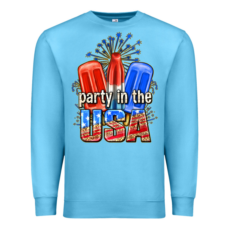 Party In The Usa Popsicles Billie Wilder Premium Sweatshirt by texasbilliewilder | Teevron