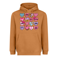 Meerkat valentines candy hearts Heavyweight Hoodie - MaliasSmallBusiness