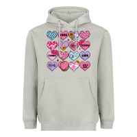 Moon Dust valentines candy hearts Heavyweight Hoodie - MaliasSmallBusiness