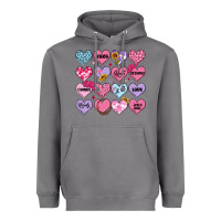 Storm valentines candy hearts Heavyweight Hoodie - MaliasSmallBusiness