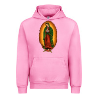 Fuchsia Pink our lady of Guadalupe Urban Hoodie - JahusDesignShop