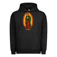 Pigment Black our lady of Guadalupe Urban Hoodie - JahusDesignShop