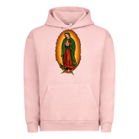 Pigment Salmon our lady of Guadalupe Urban Hoodie - JahusDesignShop