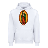 White our lady of Guadalupe Urban Hoodie - JahusDesignShop